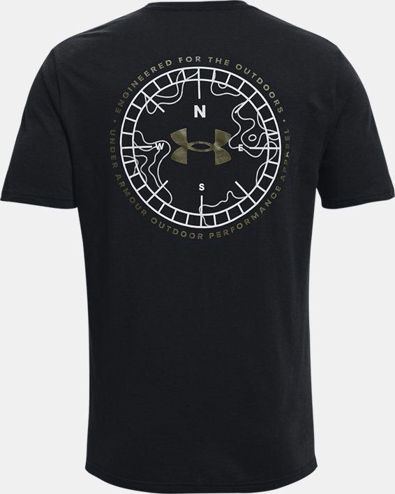 Men's UA Engineered Compass T-Shirt, Black, pdpMainDesktop image number 5